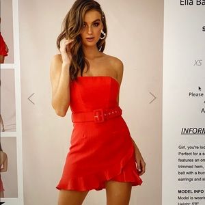 Selfie Leslie Red Dress